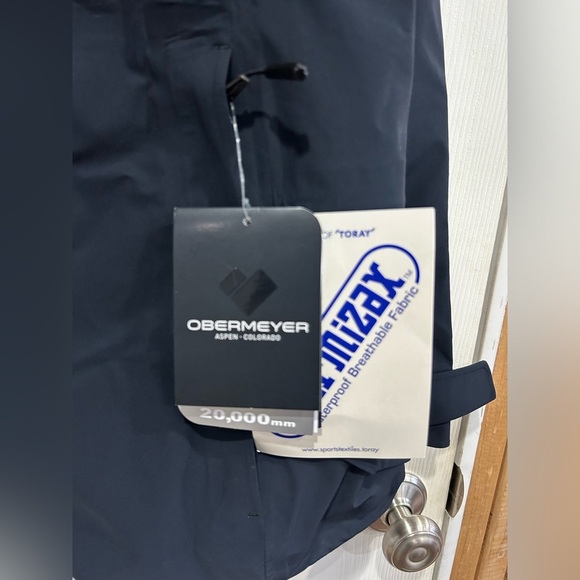 Obermeyer Women's Size 16 Highlands Shell Ski Jacket Black Snowboard Two-Way NWT - Picture 5 of 9